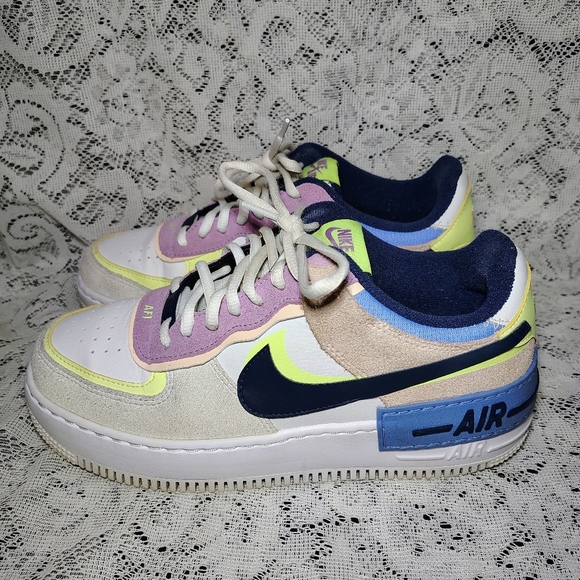 Nike Air Force 1 Shadow Photon Dust Women's Size 9 - Picture 2 of 8